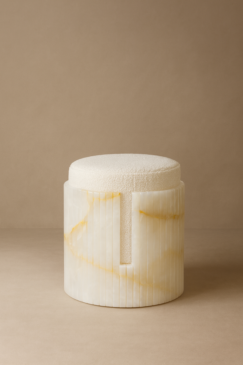 Luxury Onyx & Marble Chairs for Dressing & Vanity Spaces