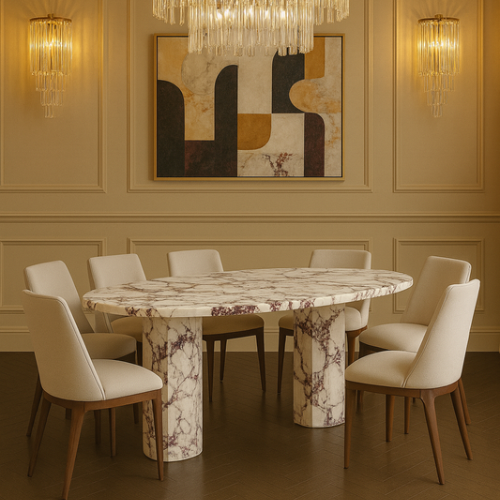 Luxury Marble Dining Tables & Stone Statement Pieces