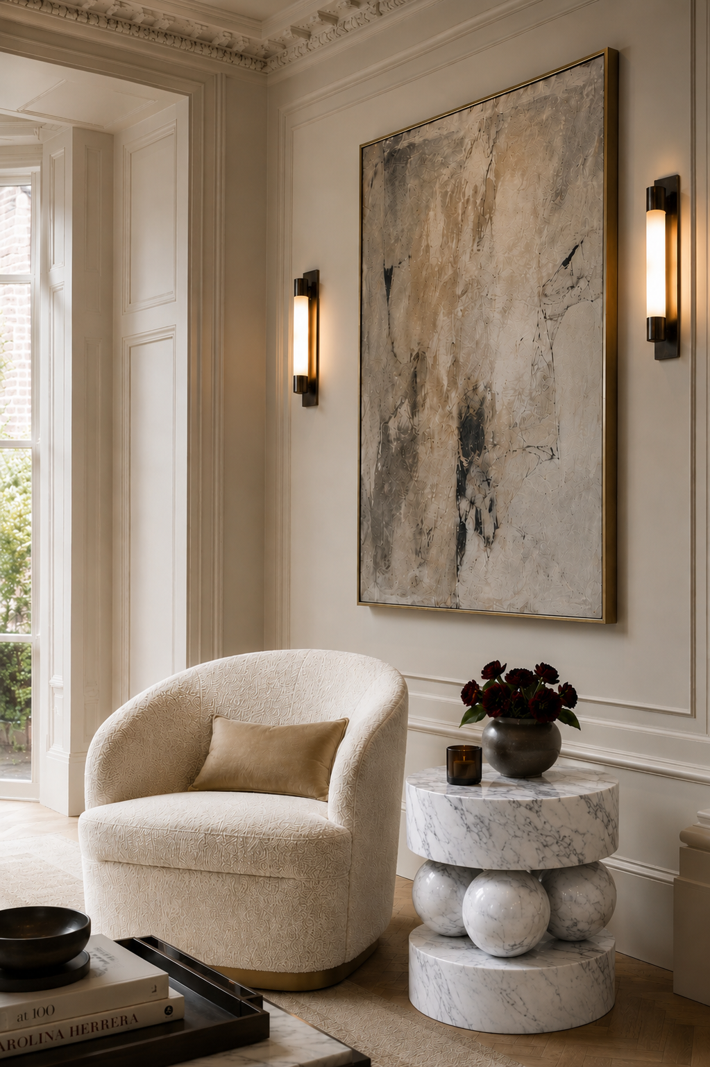 Venice Marble Side Table