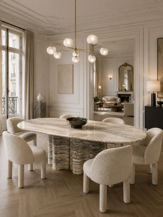 Como Marble Dining Table