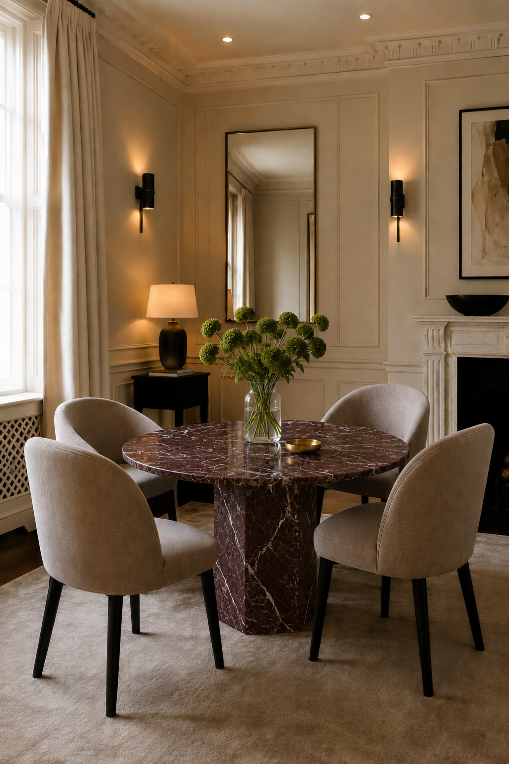 Roma Marble Dining Table