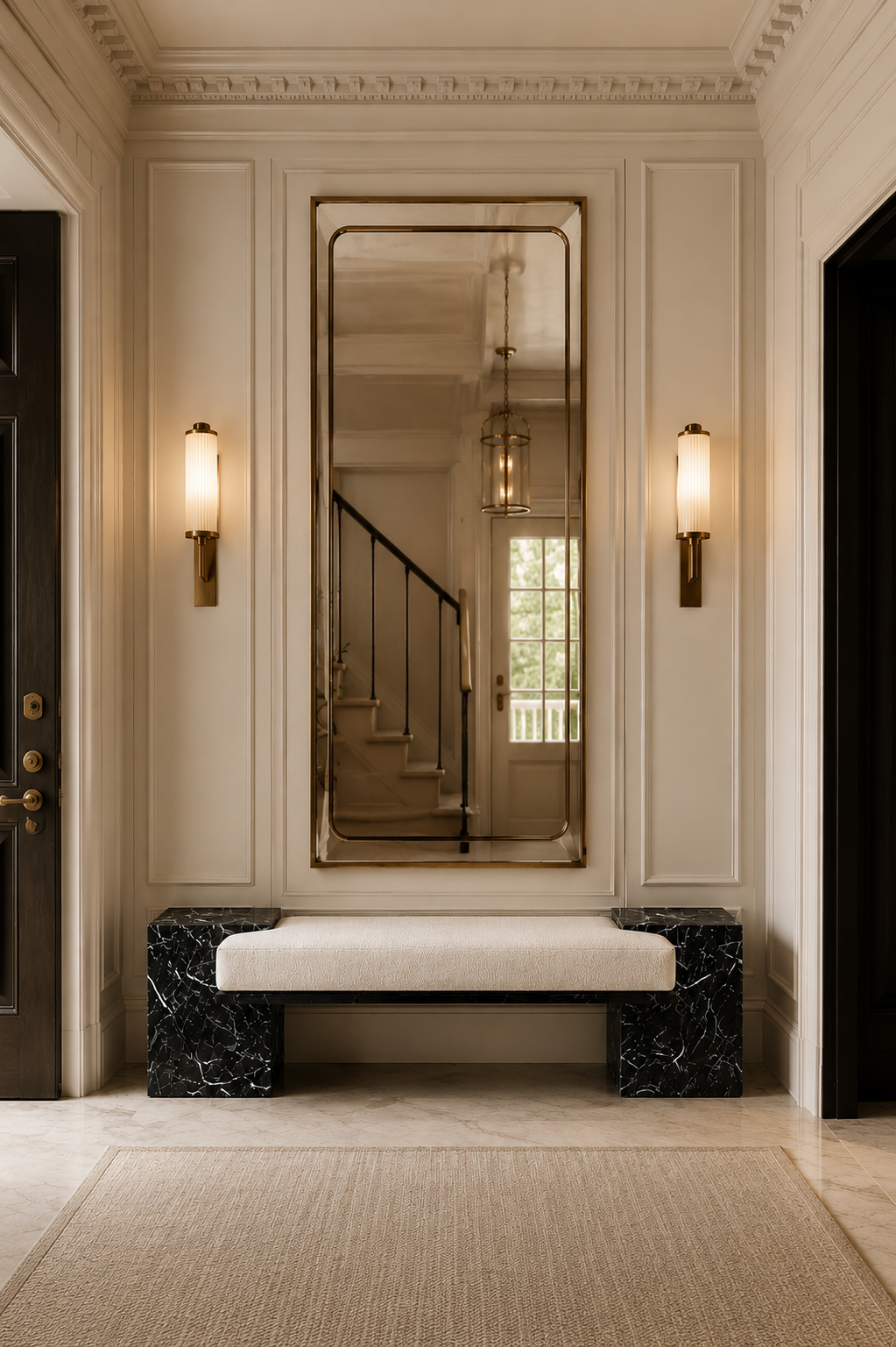Belgravia Marble Bench