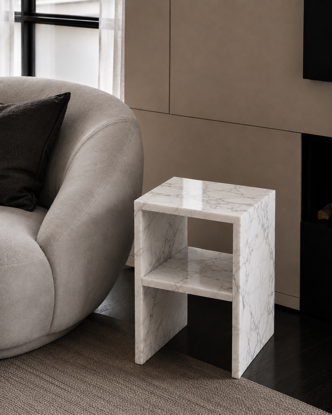 Milan Marble Side Table