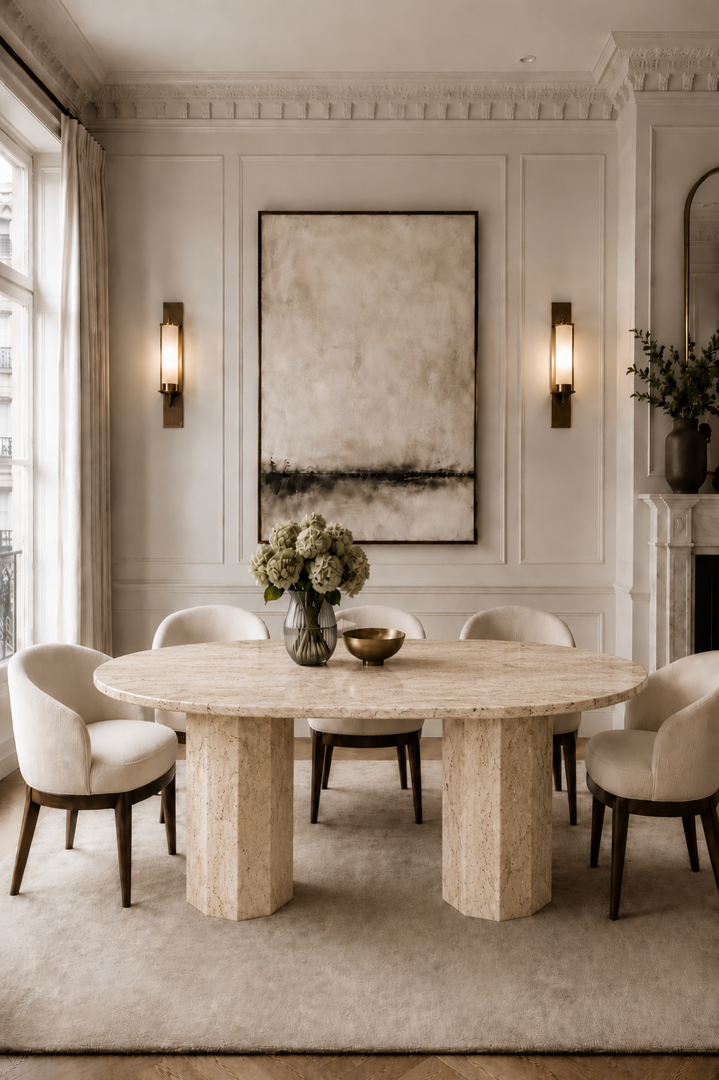Athens Marble Dining Table