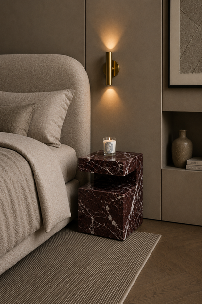 Como Marble Side Table