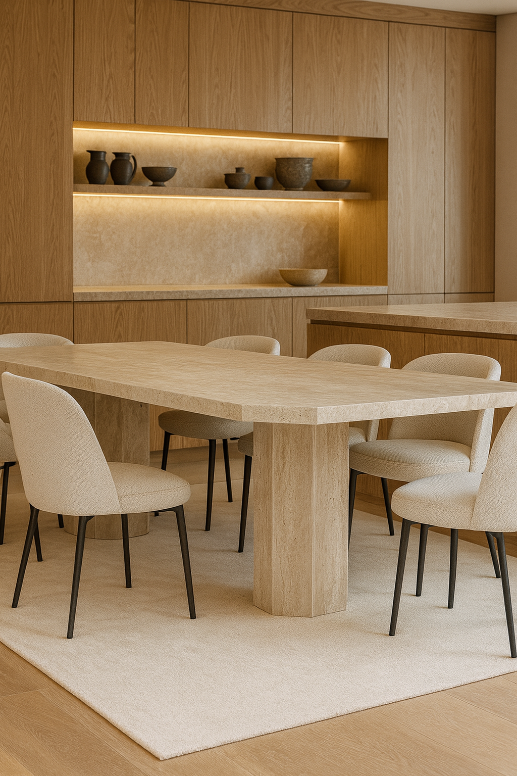 Saint Tropez Marble Dining Table
