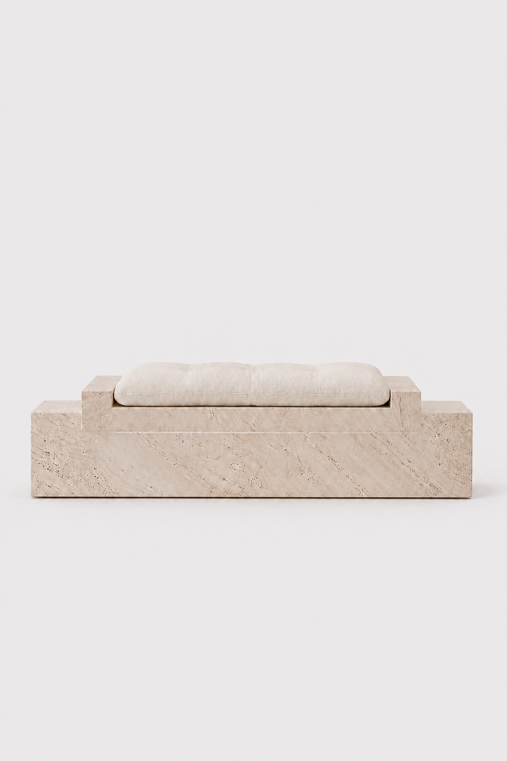 Santorini Marble Bench