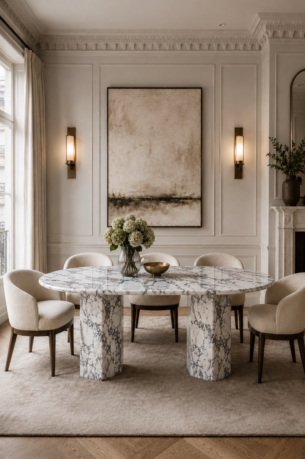 Athens Marble Dining Table