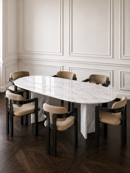 Amalfi Marble Dining Table