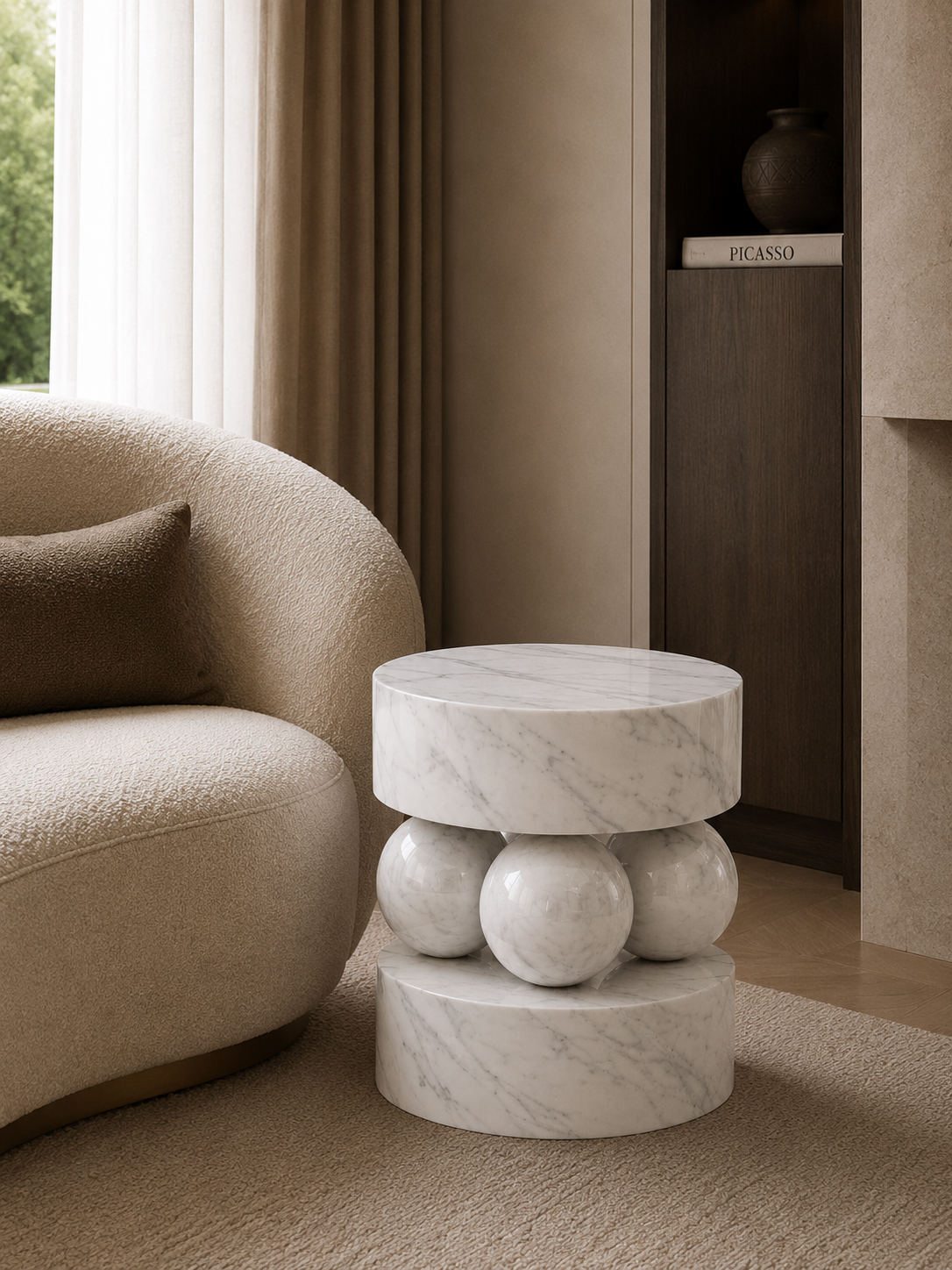 Venice Marble Side Table