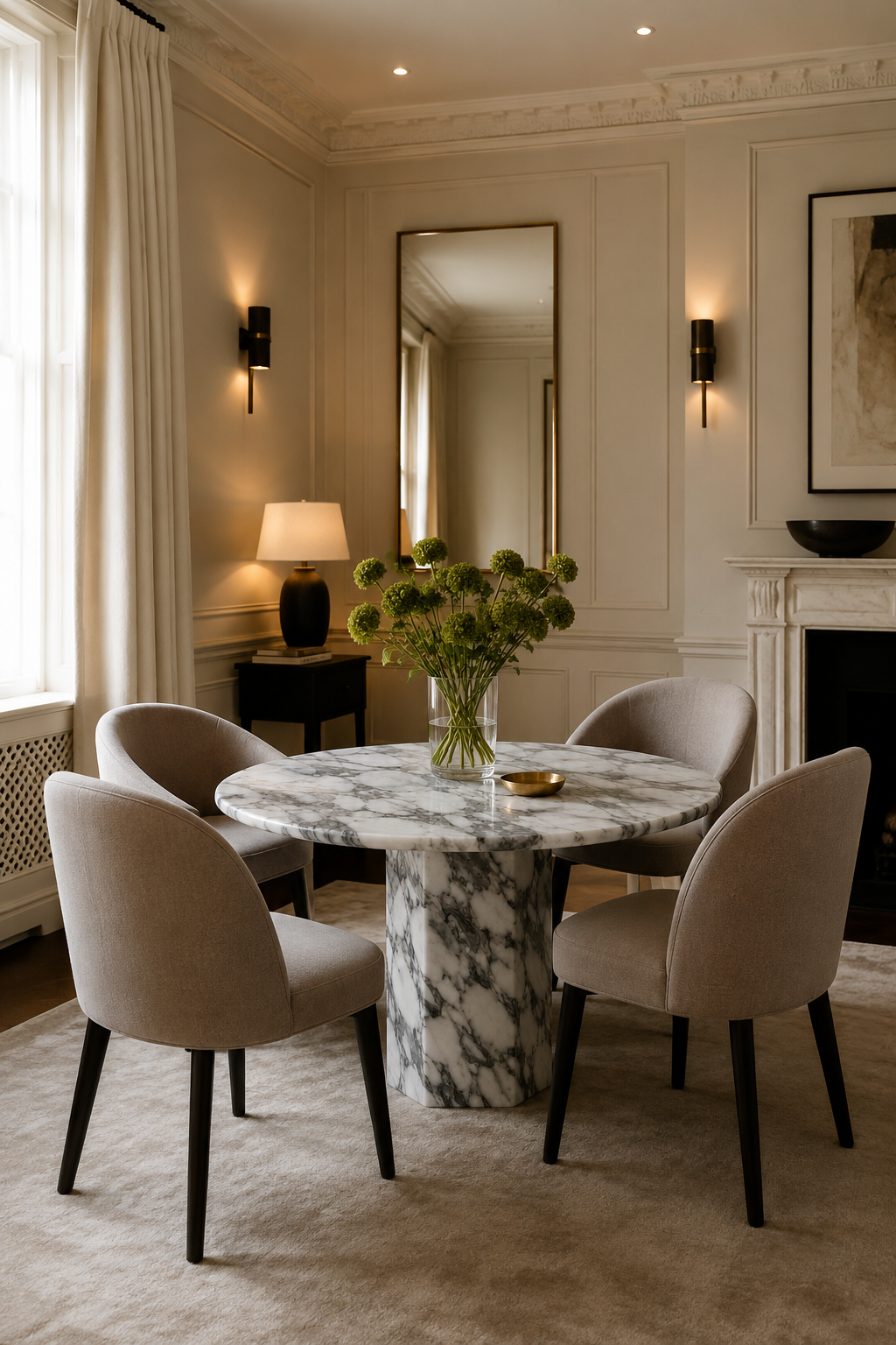 Roma Marble Dining Table