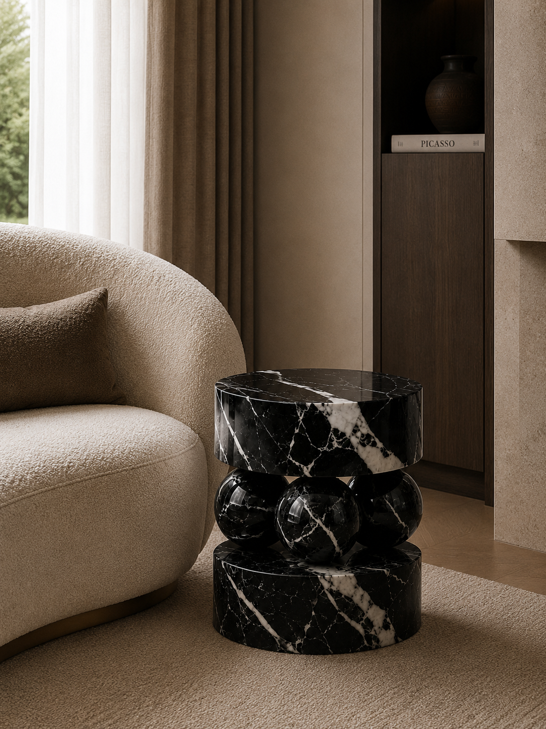 Venice Marble Side Table