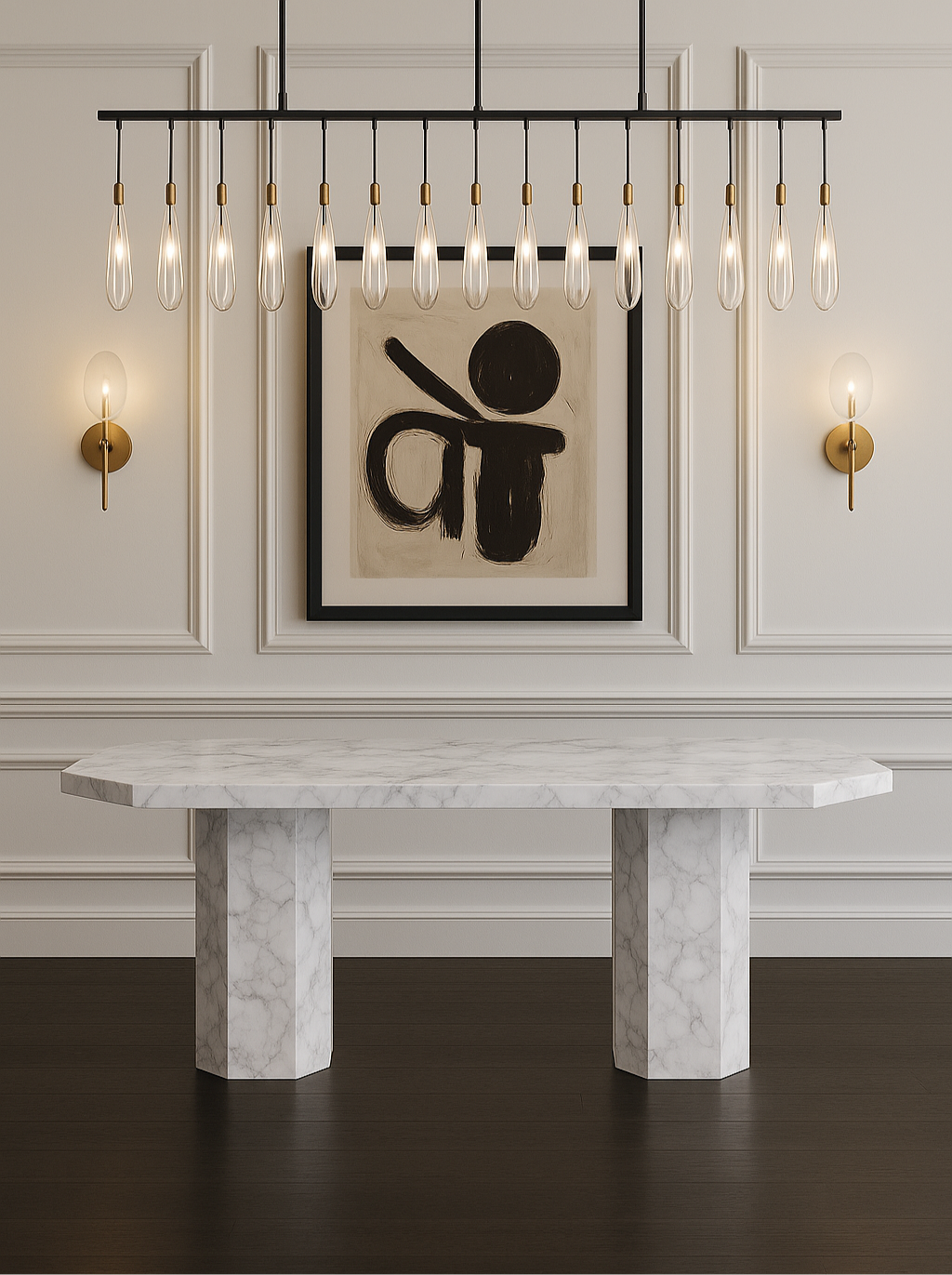 Saint Tropez Marble Dining Table