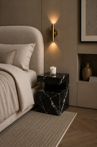 Como Marble Side Table