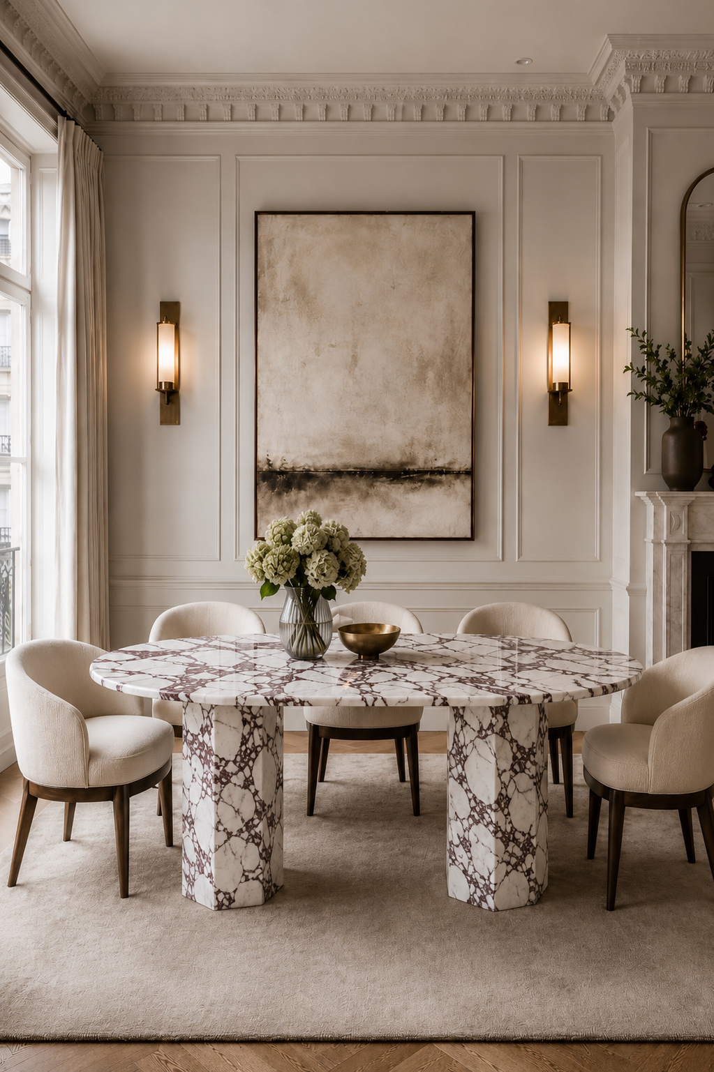 Athens Marble Dining Table