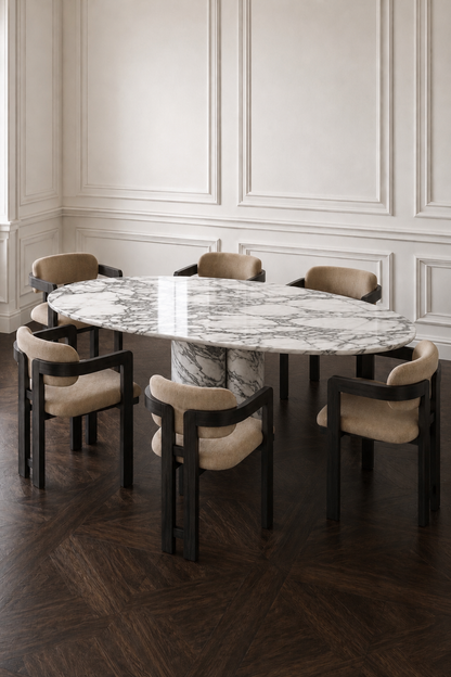 Santorini Marble Dining Table