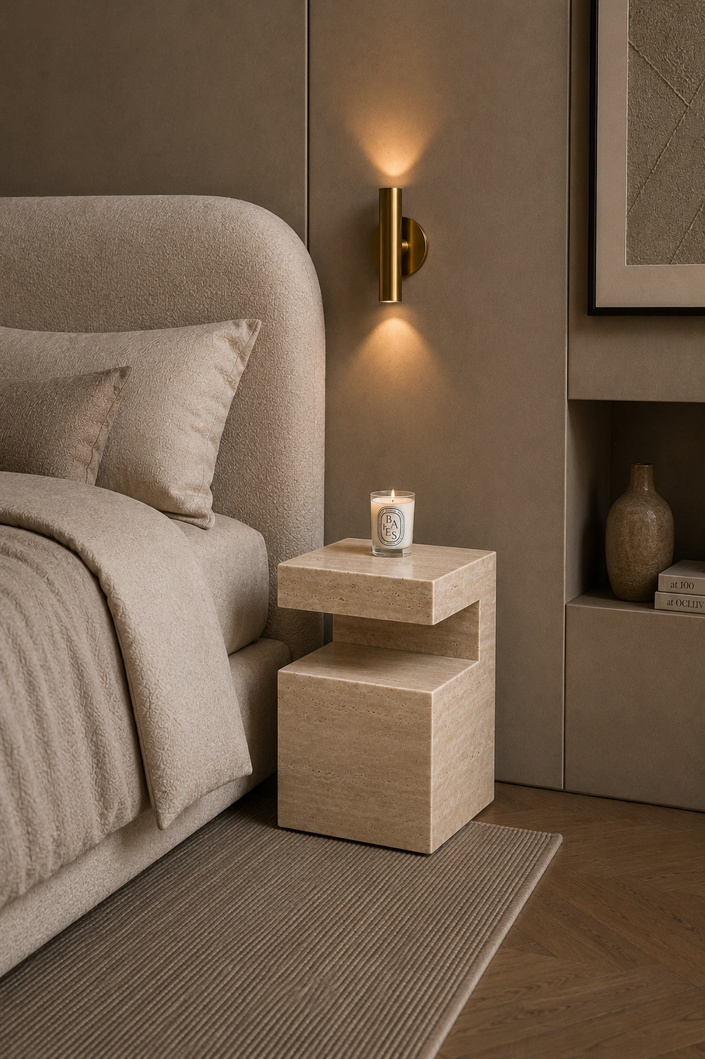 Como Marble Side Table
