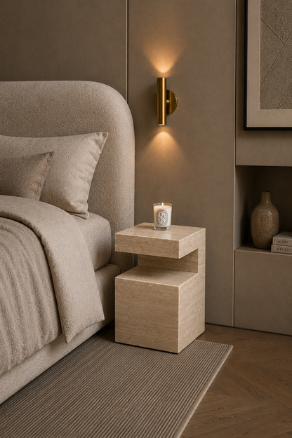 Como Marble Side Table