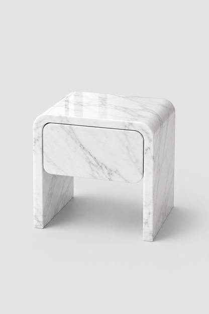 Amalfi Marble Side Table