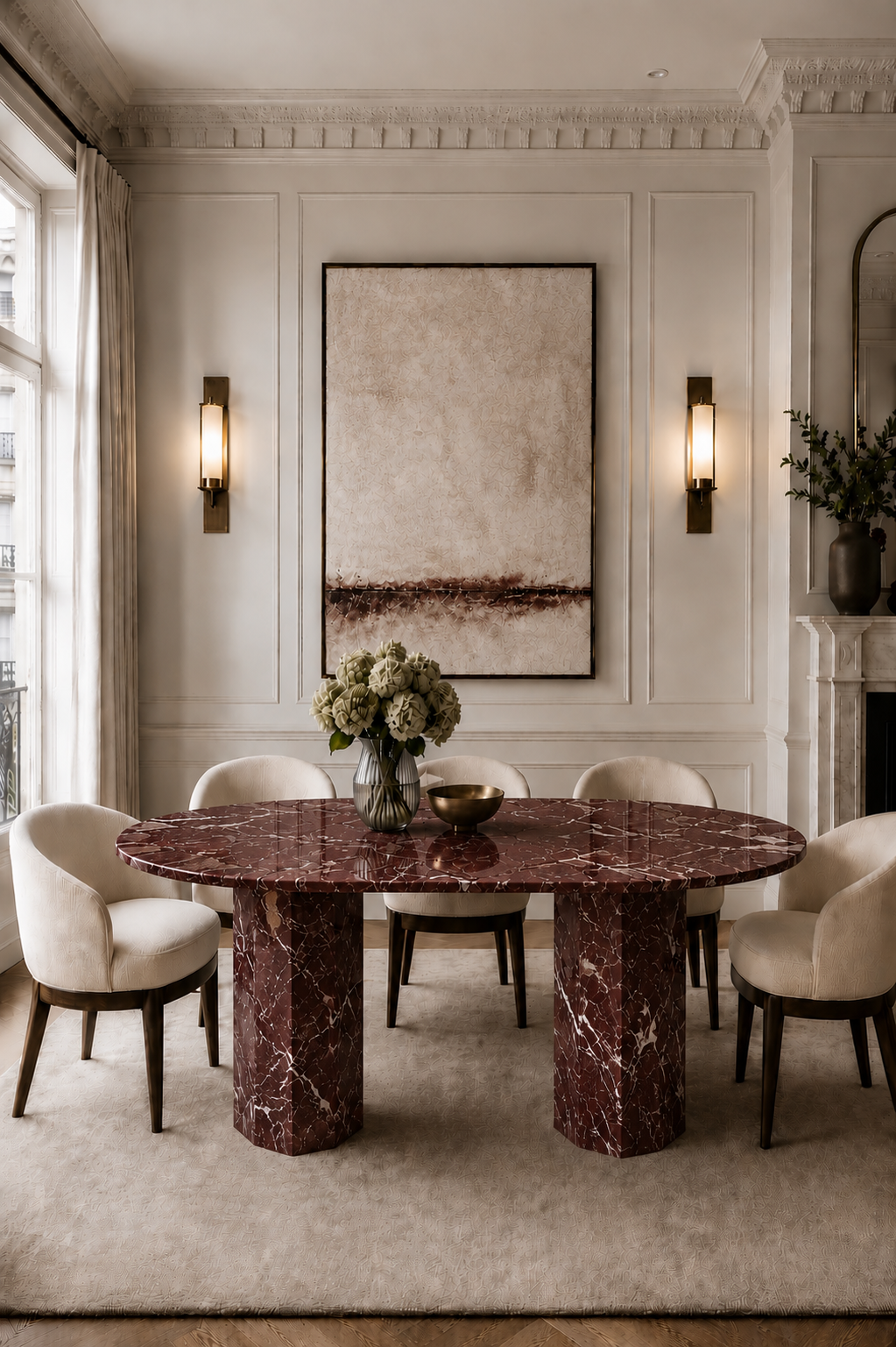 Athens Marble Dining Table