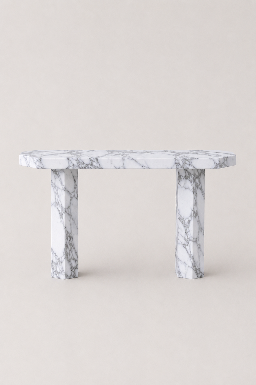 Santorini Marble Console Table