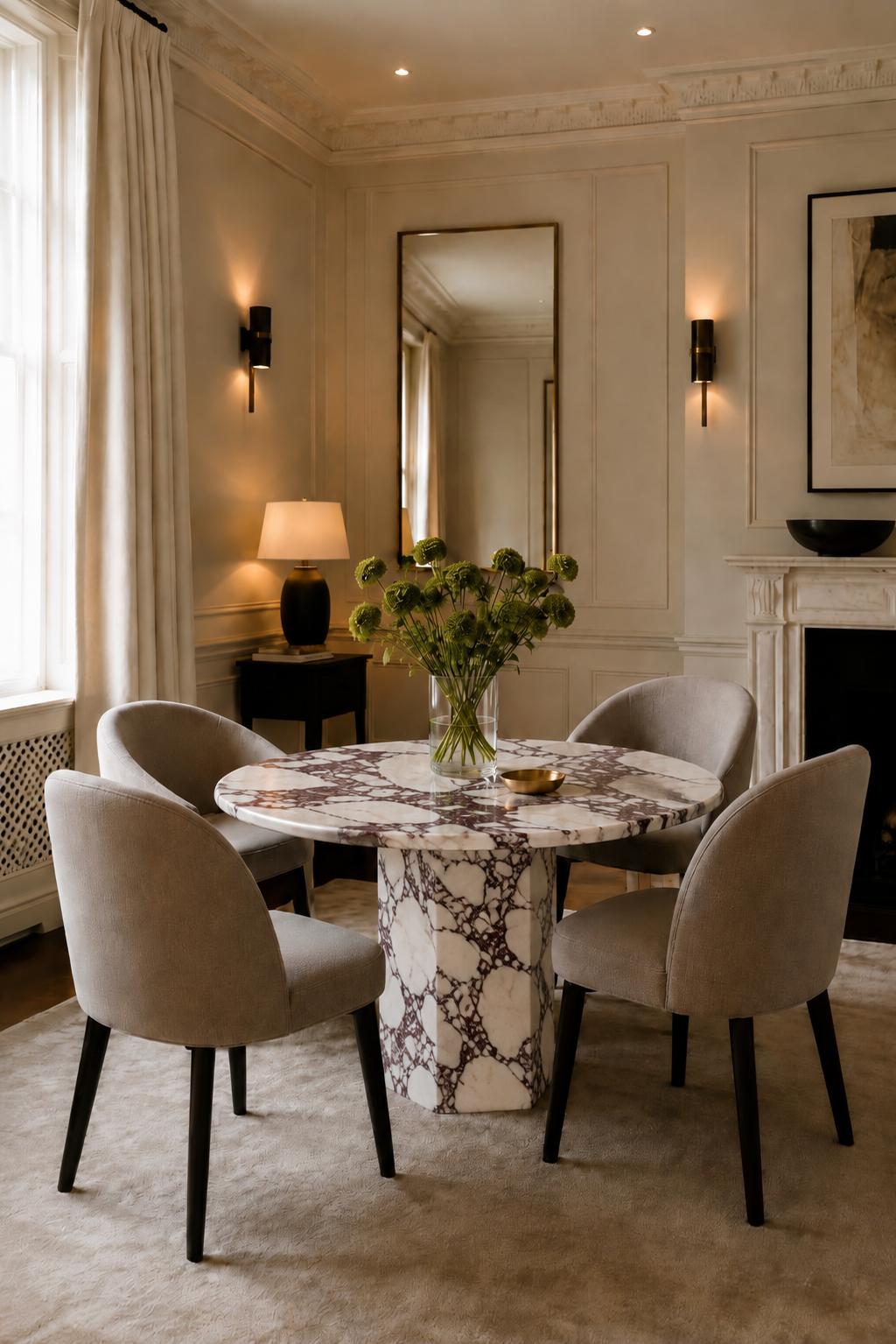 Roma Marble Dining Table