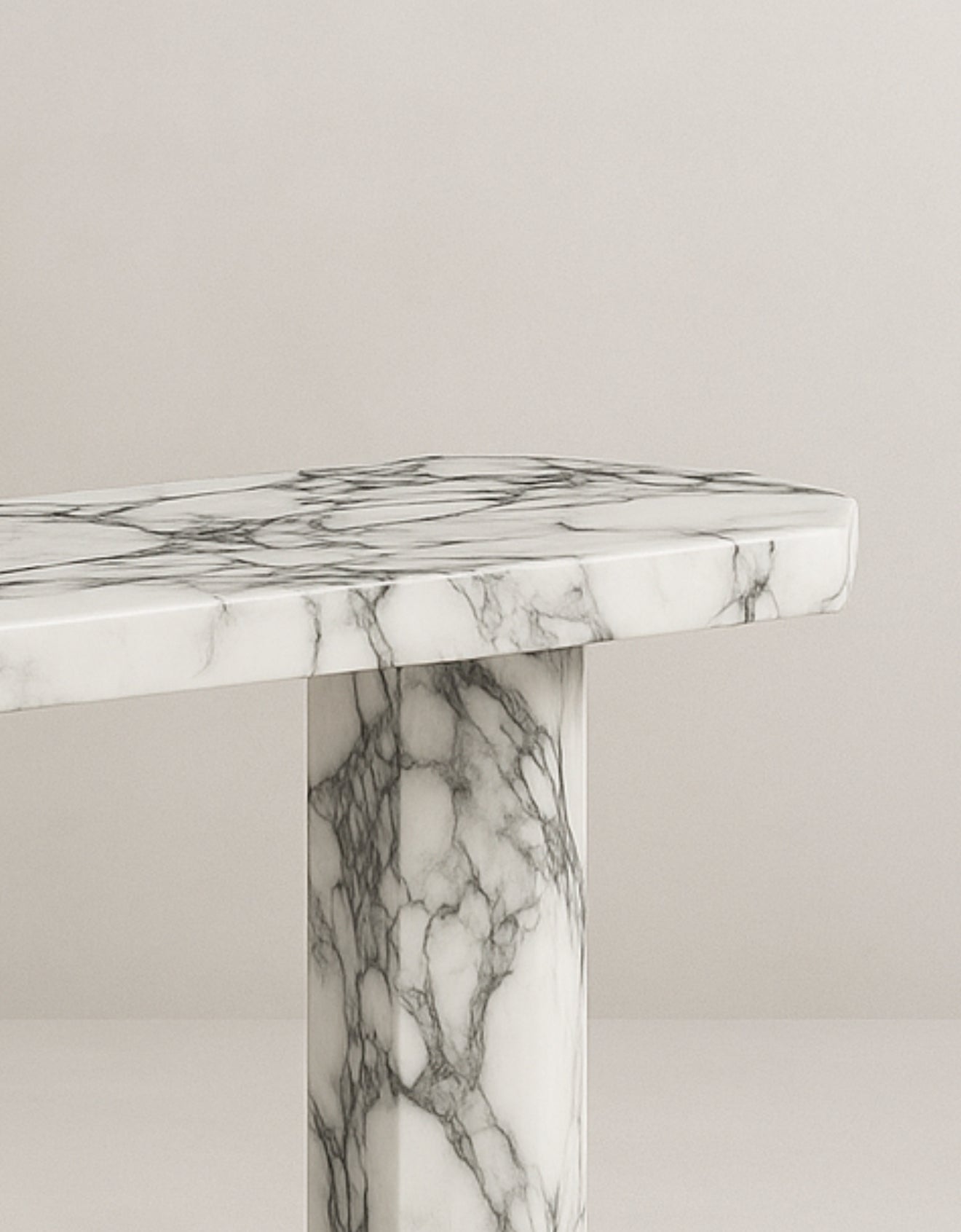Santorini Marble Console Table