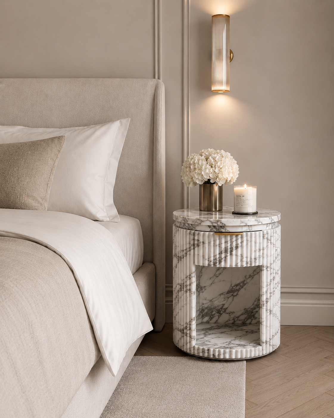 Florence Marble Side Table
