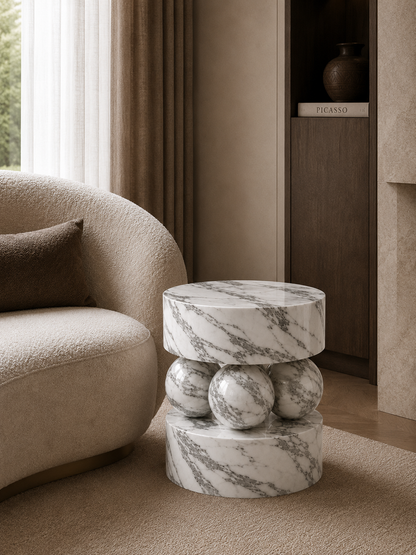 Venice Marble Side Table