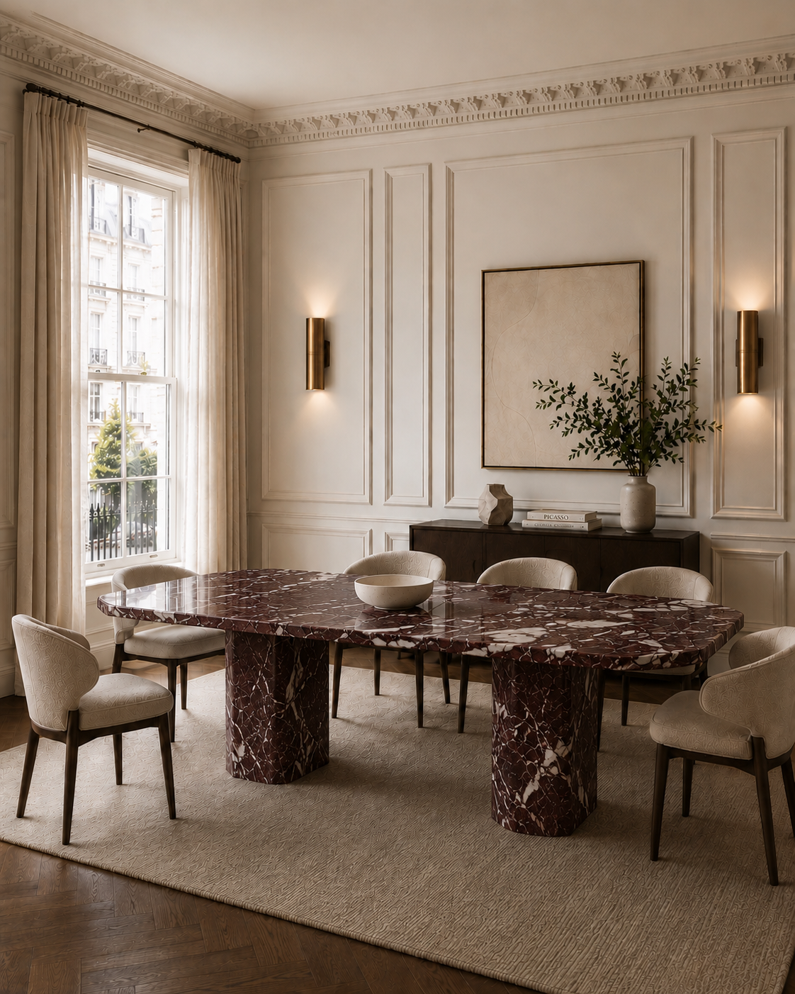 Saint Tropez Marble Dining Table