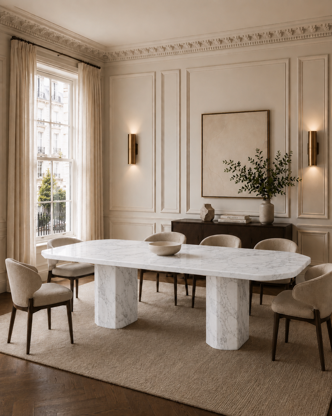 Saint Tropez Marble Dining Table