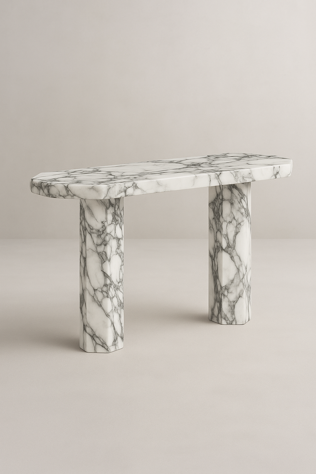 Santorini Marble Console Table
