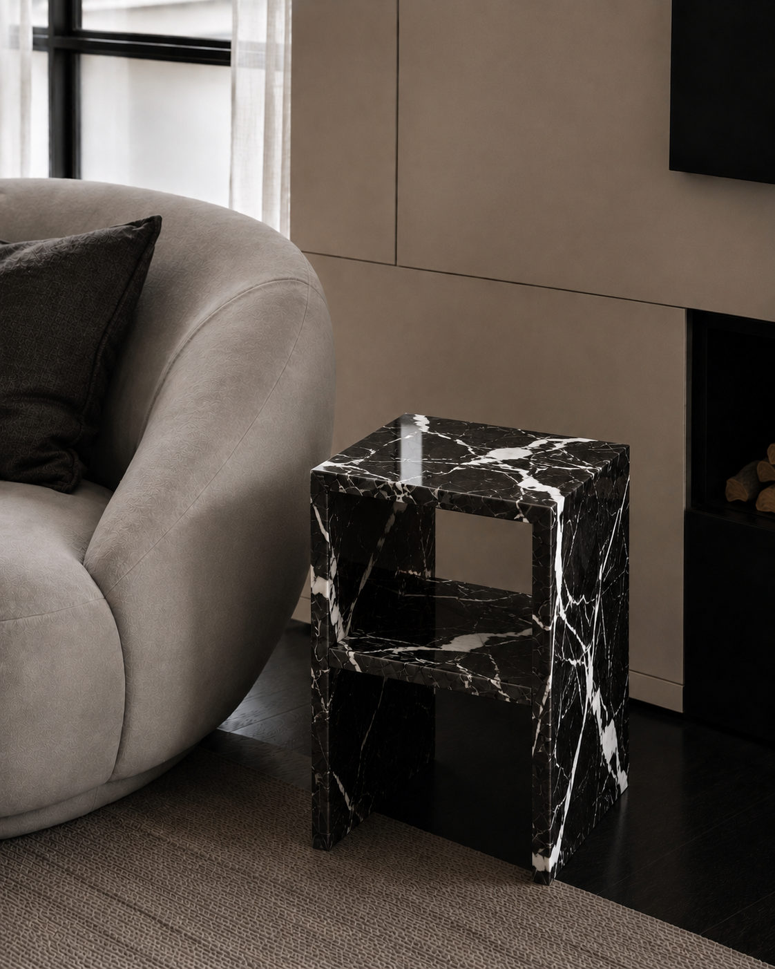 Milan Marble Side Table
