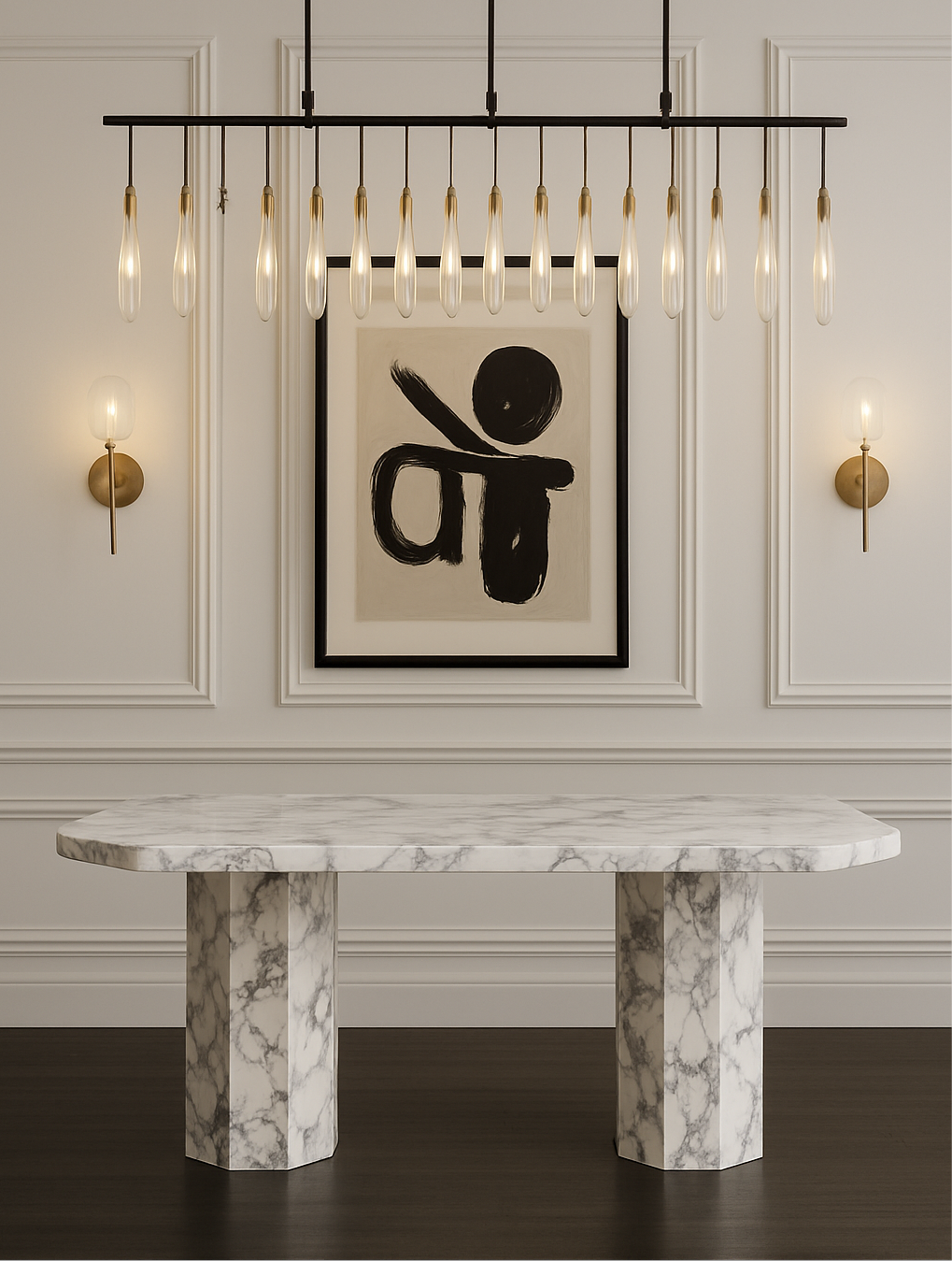Saint Tropez Marble Dining Table