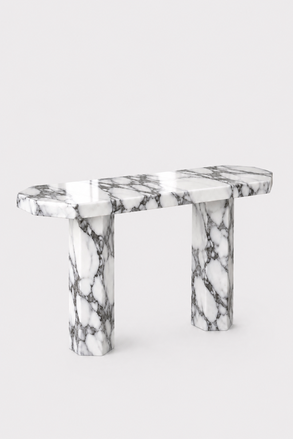 Santorini Marble Console Table