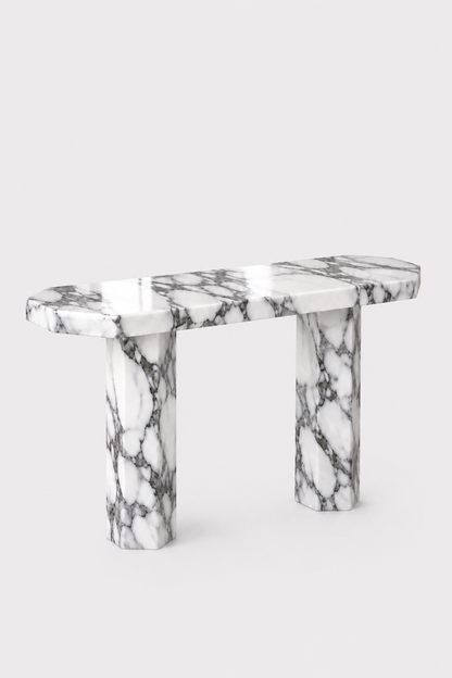 Santorini Marble Console Table
