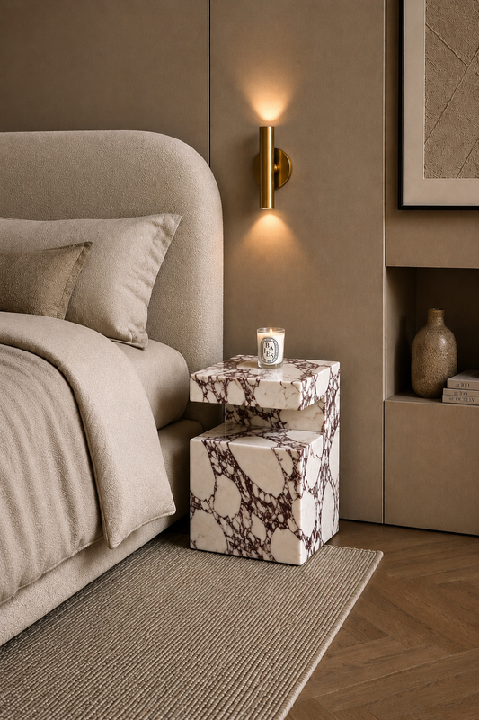 Como Marble Side Table