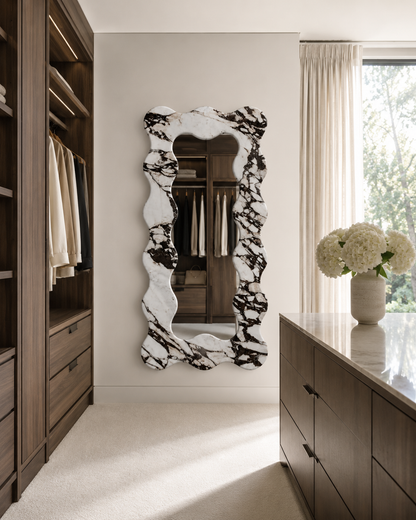 Santorini Marble Mirror