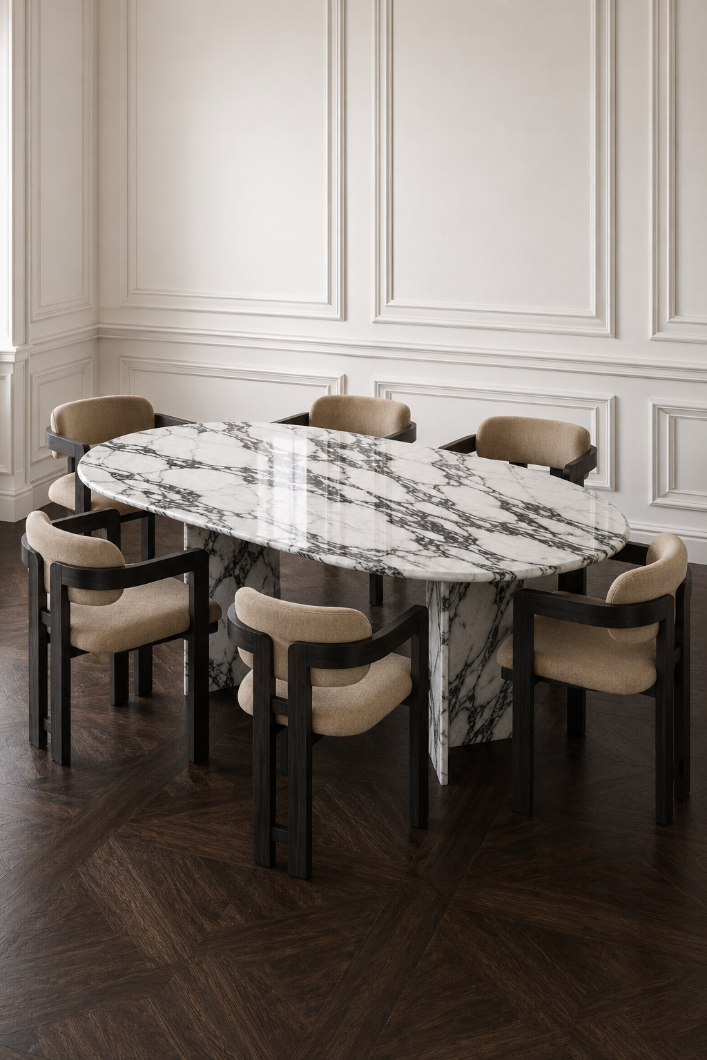 Amalfi Marble Dining Table