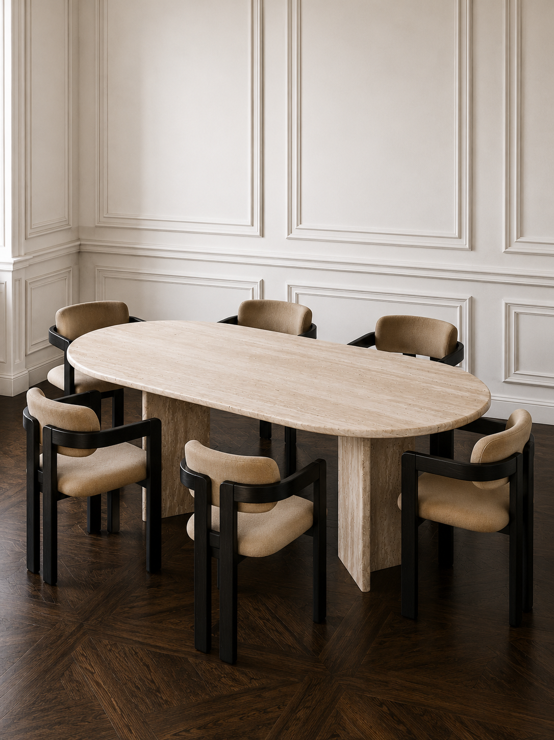 Amalfi Marble Dining Table