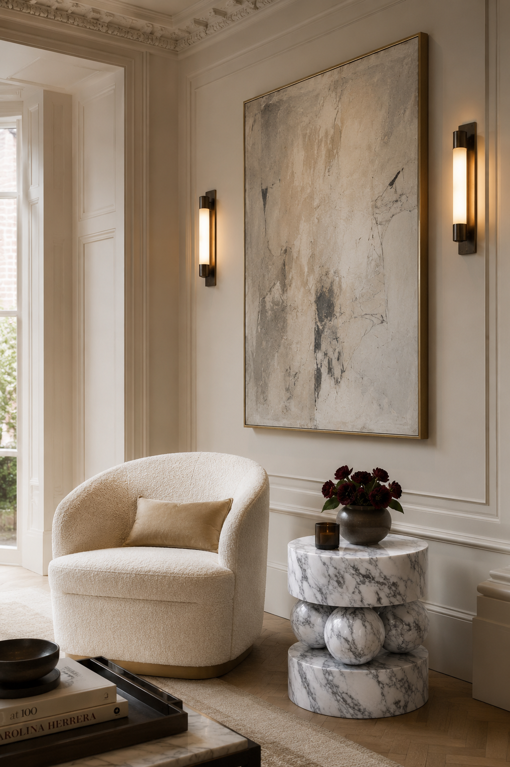 Venice Marble Side Table