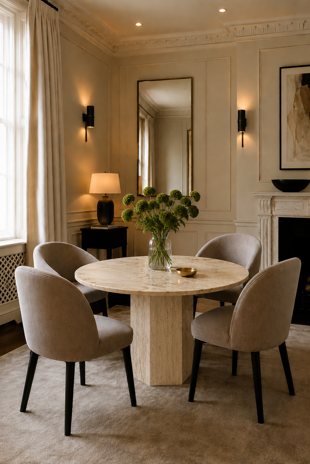 Roma Marble Dining Table