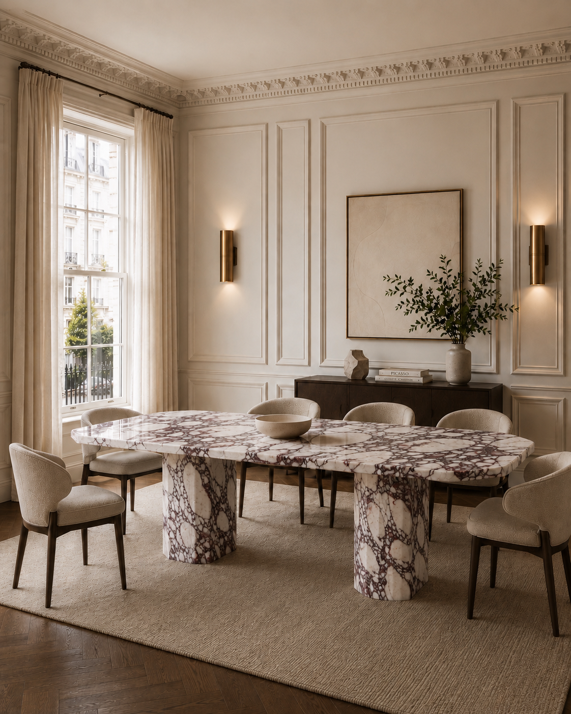 Saint Tropez Marble Dining Table
