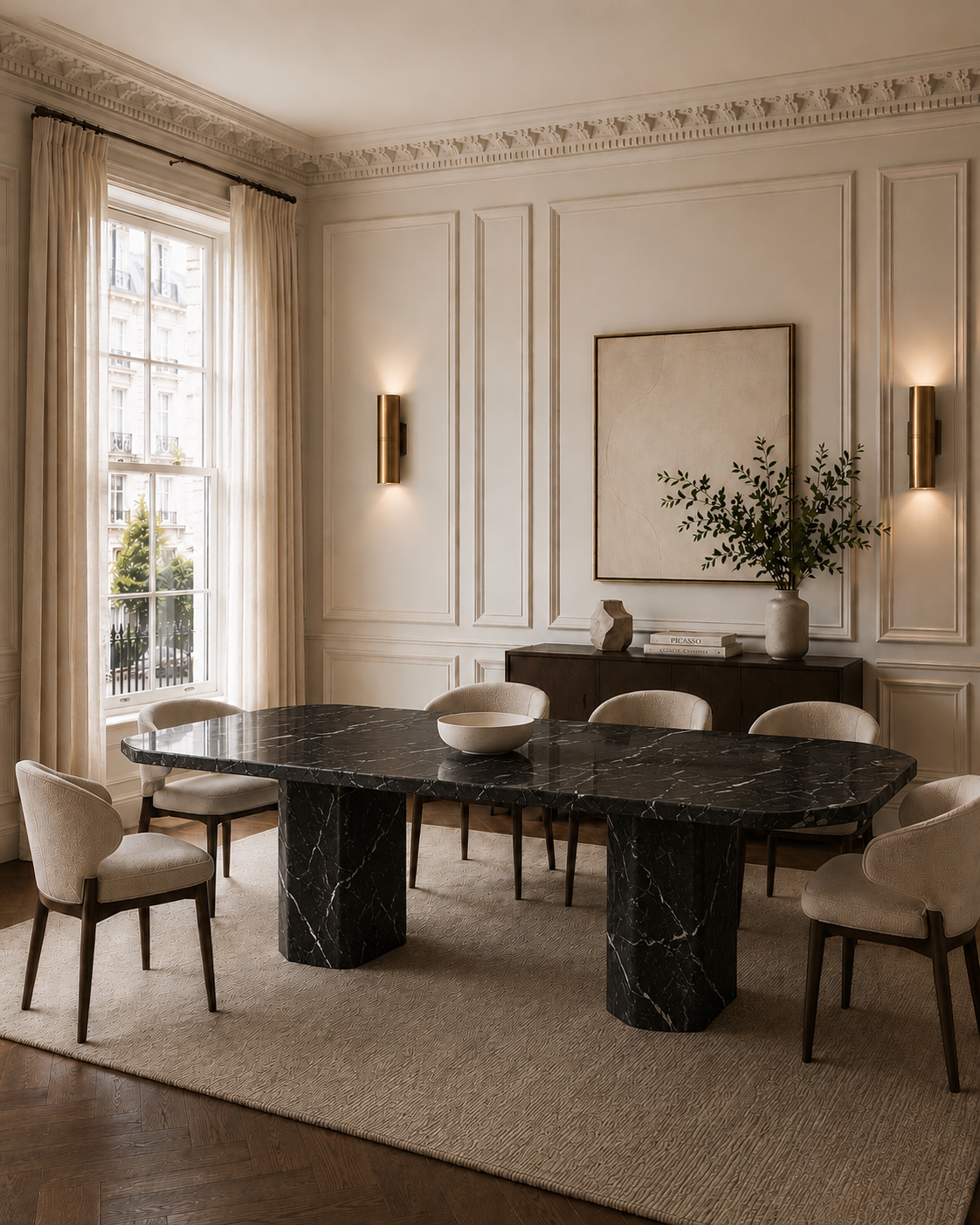 Saint Tropez Marble Dining Table