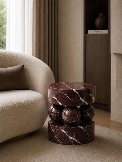 Venice Marble Side Table