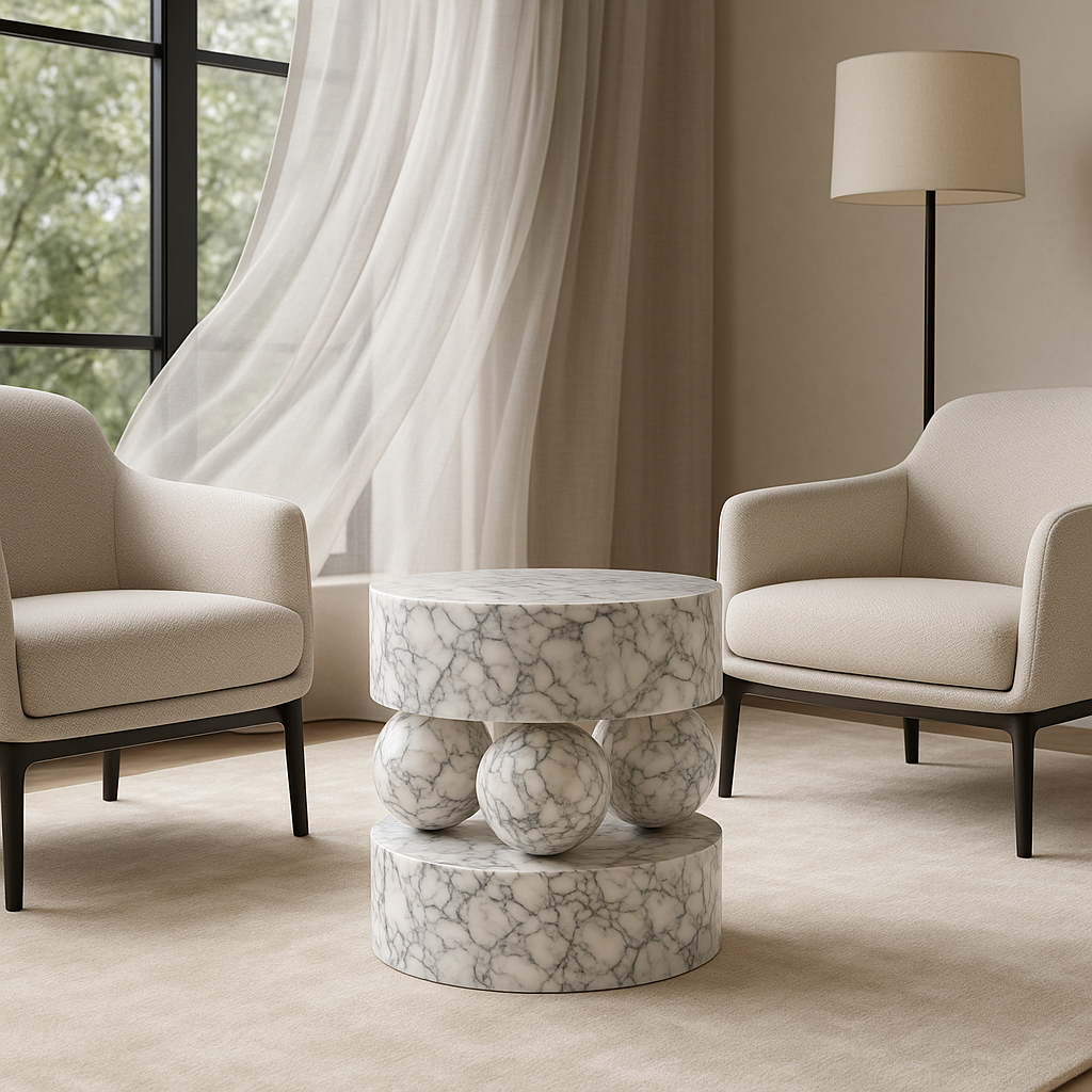 Venice Marble Side Table