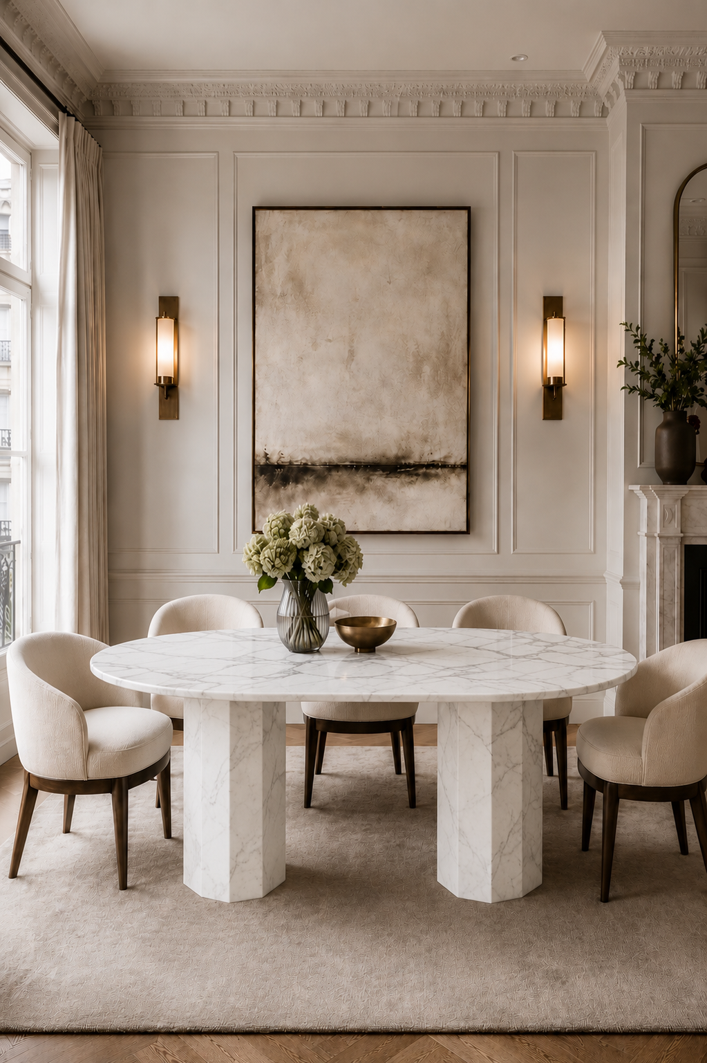 Athens Marble Dining Table