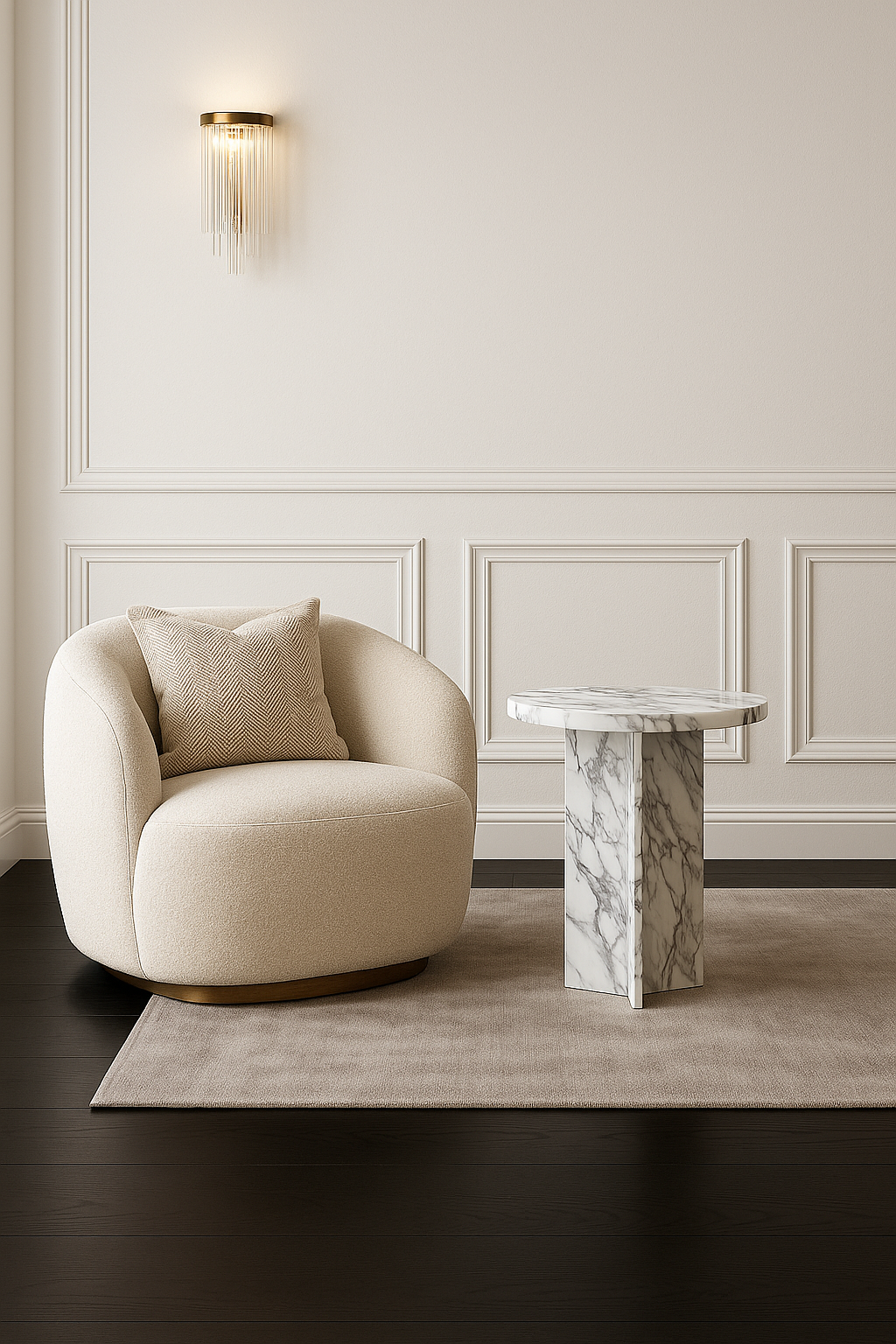 Paris Marble Side Table
