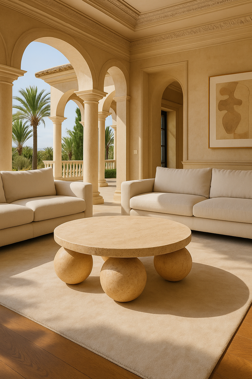 Capri Marble Coffee Table