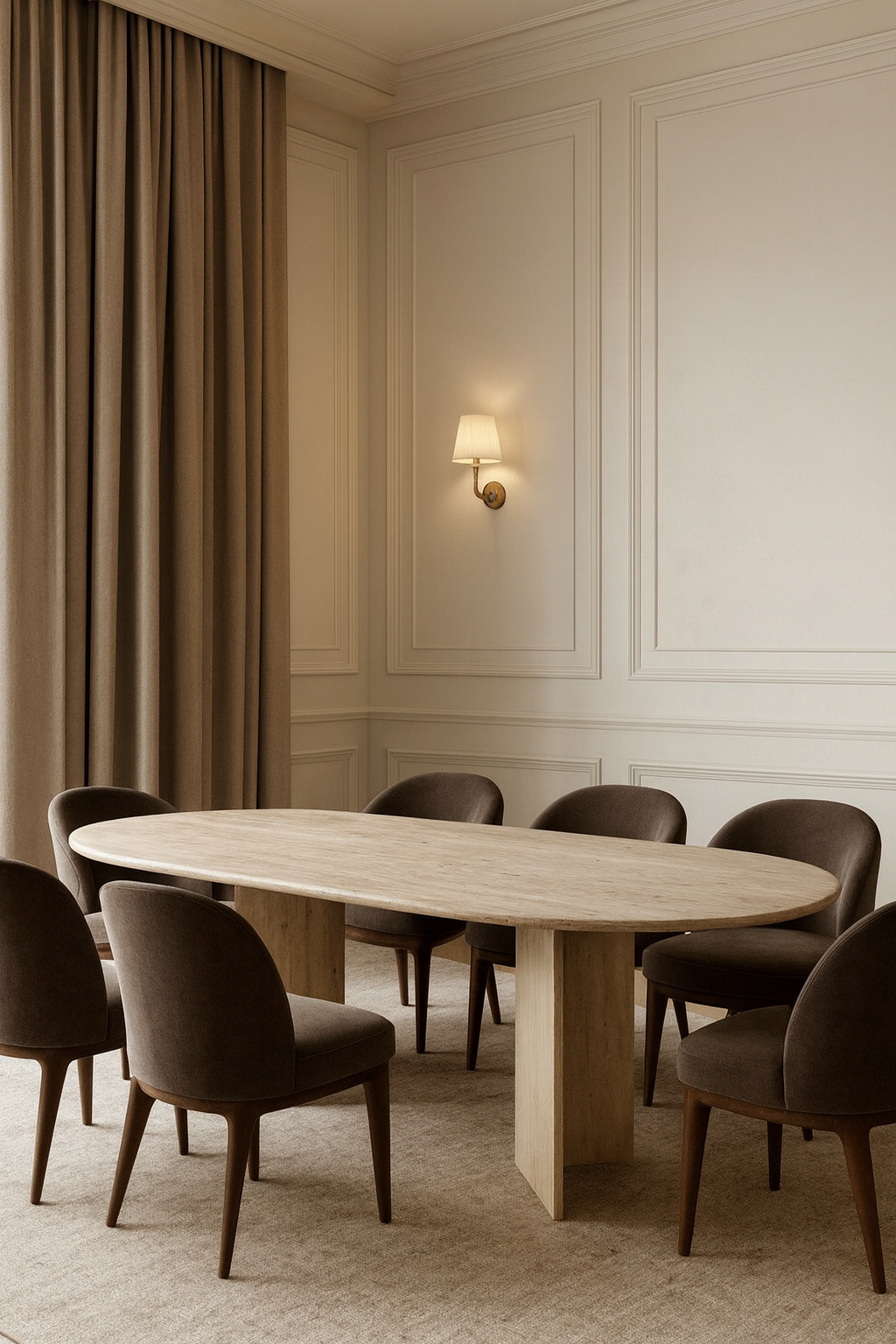 Amalfi Marble Dining Table